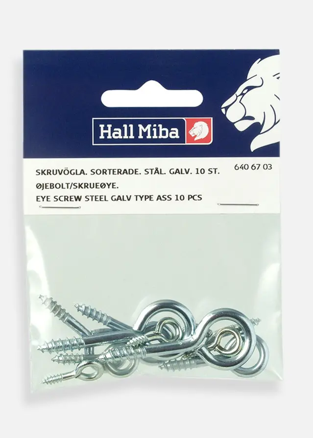 Silmuskruvi teras galvaniseeritud 10 pk