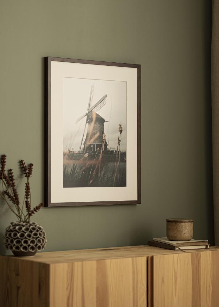 Raam E-Line Akruulklaas pahkel 50x50 cm