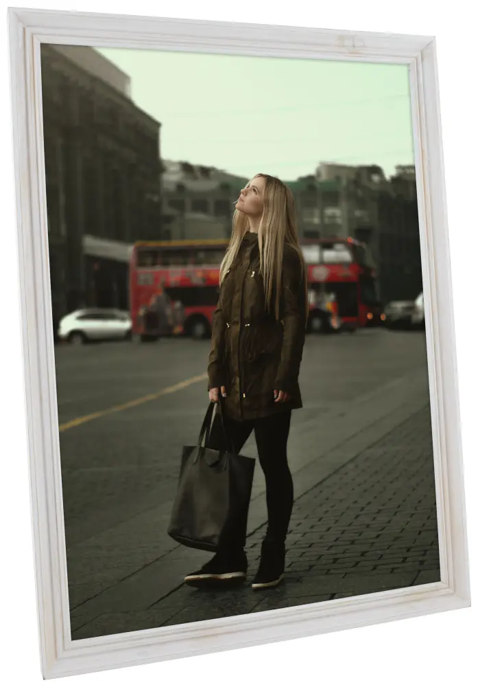 Raam vanaaegne Home valge 50x70 cm