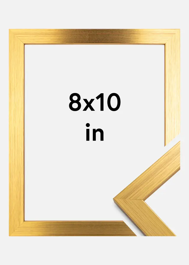 Raam Gold Wood 8x10 inches (20,32x25,4 cm)