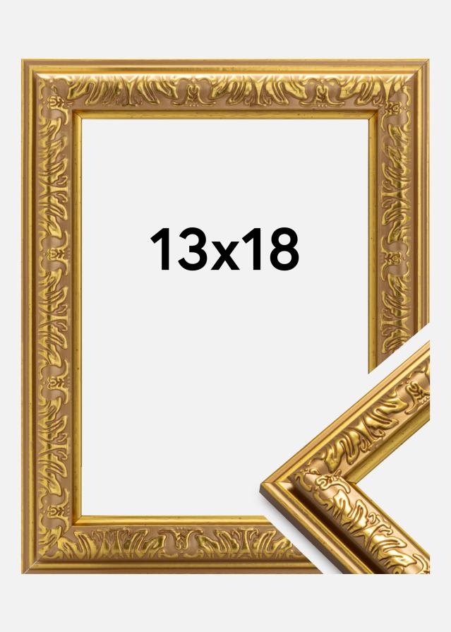 Raam Nostalgia kuldne 13x18 cm