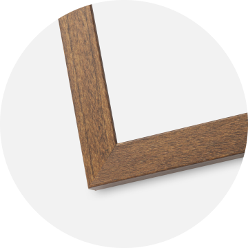 Raam stiilne Warm Brown 40x50 cm - paspartuu muster 27,5x37 cm
