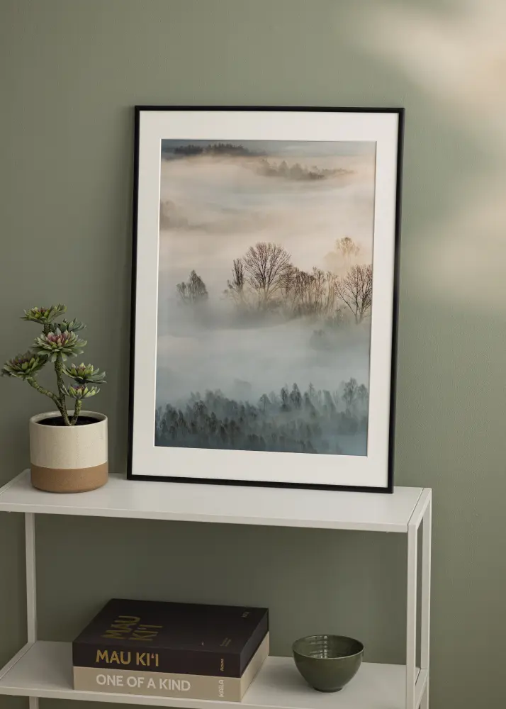 Raam New Lifestyle Akruulklaas matt must 21x29,7 cm (A4)