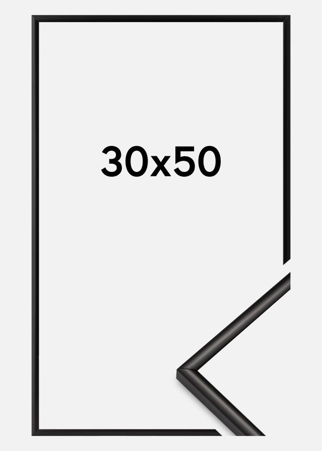 Raam New Lifestyle Akruulklaas matt must 30x50 cm