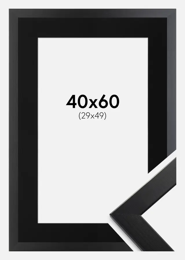 Raam Trendline muster 40x60 cm - paspartuu muster 30x50 cm