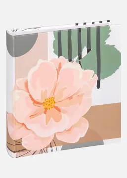 Variety floral Album, roosa, 28x29 cm (60 valget lehekülge / 30 lehte)