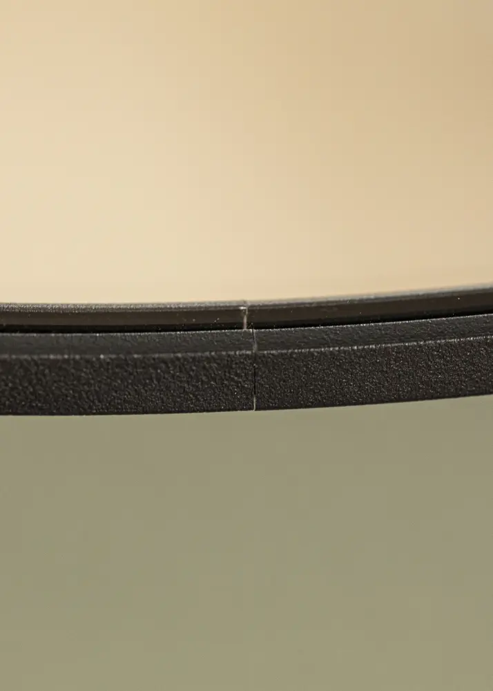 KAILA ummargune peegel Edge Black 80 cm Ø