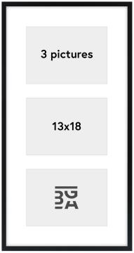 Edsbyn kollaazraam IX muster - 3 pildid (13x18 cm)