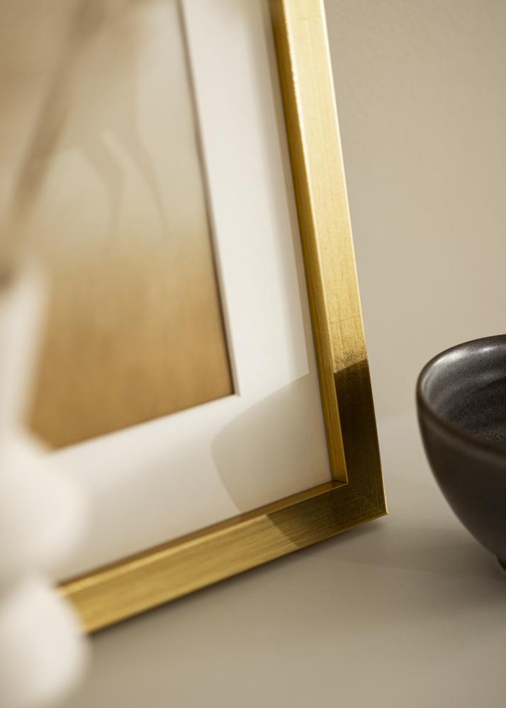 Raam Blocky Akruulklaas kuldne 84,1x118,9 cm (A0)