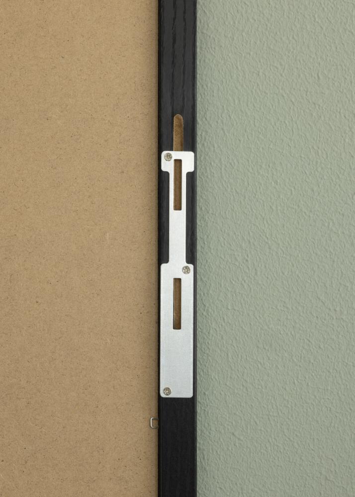 Peegel Overdoor Must 34x126 cm