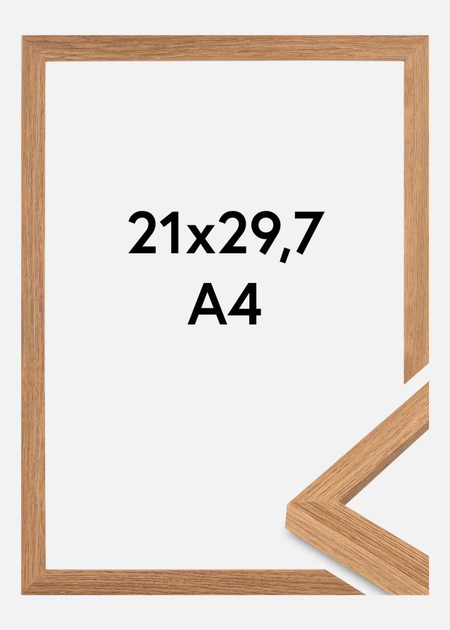 Raam Modern Akruulklaas tiigipuu 21x29,7 cm (A4)