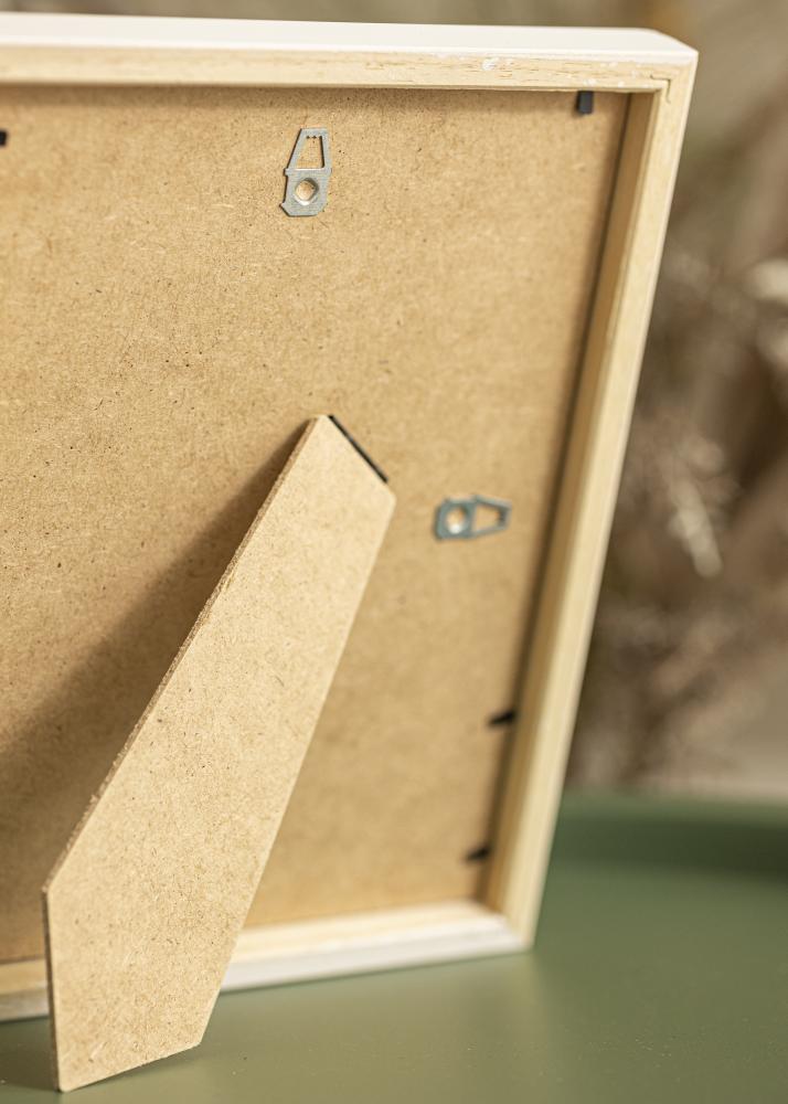 Raam eksklusiivne valge 13x18 cm