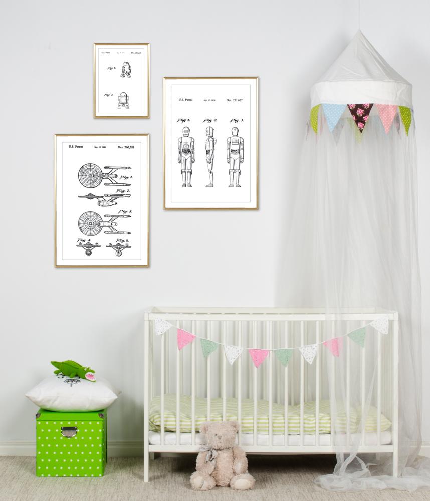 Patenteeritud joonistus - Star Wars - R2-D2 Plakat