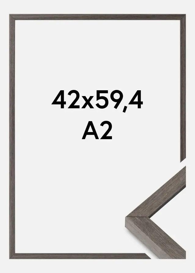 Raam Ares Akruulklaas Grey Oak 42x59,4 cm (A2)