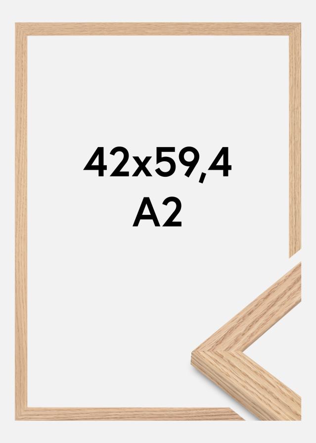 Raam Tidlös Akrüülklaas Massiivne Tamm 42x59,4 cm (A2)