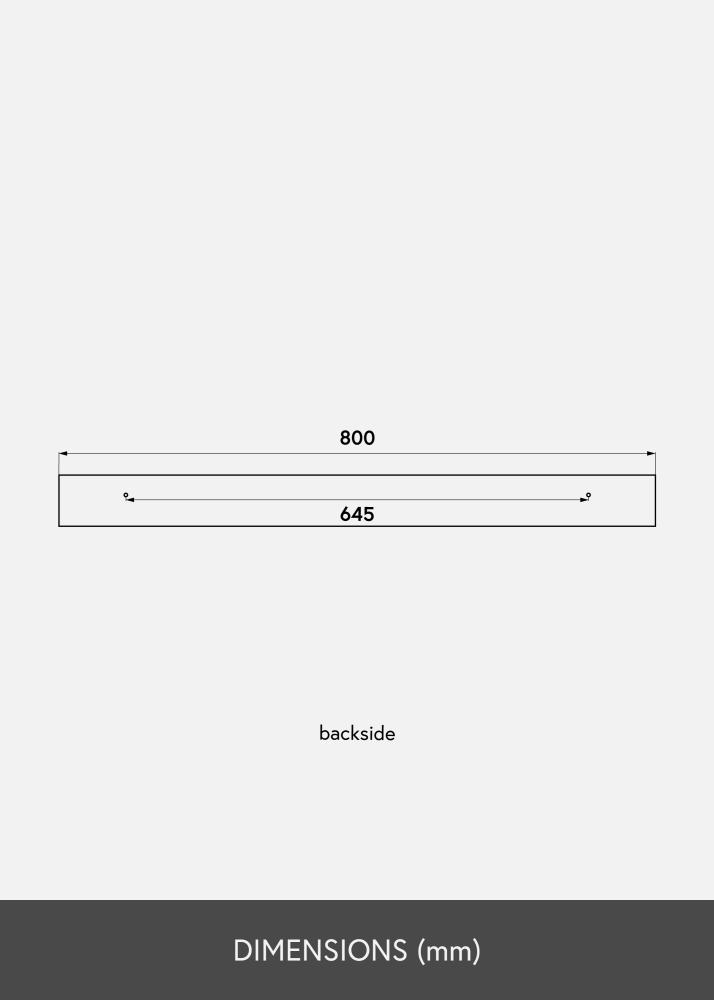 KAILA Pildiriiul Must 80 cm