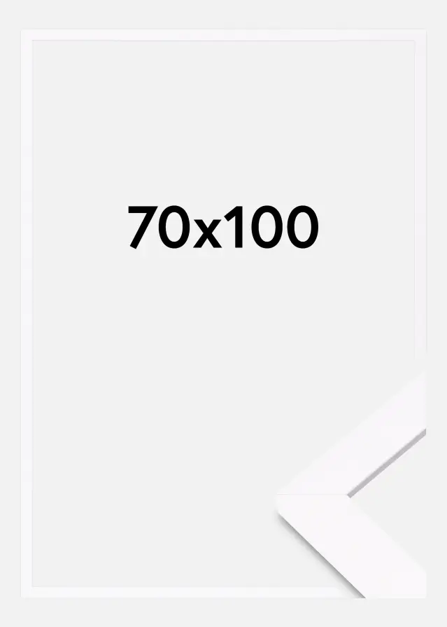 Raam Deco Akruulklaas valge 70x100 cm