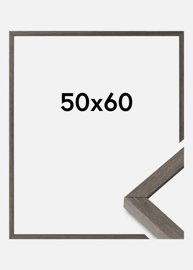 Raam Ares Akruulklaas Grey Oak 50x60 cm