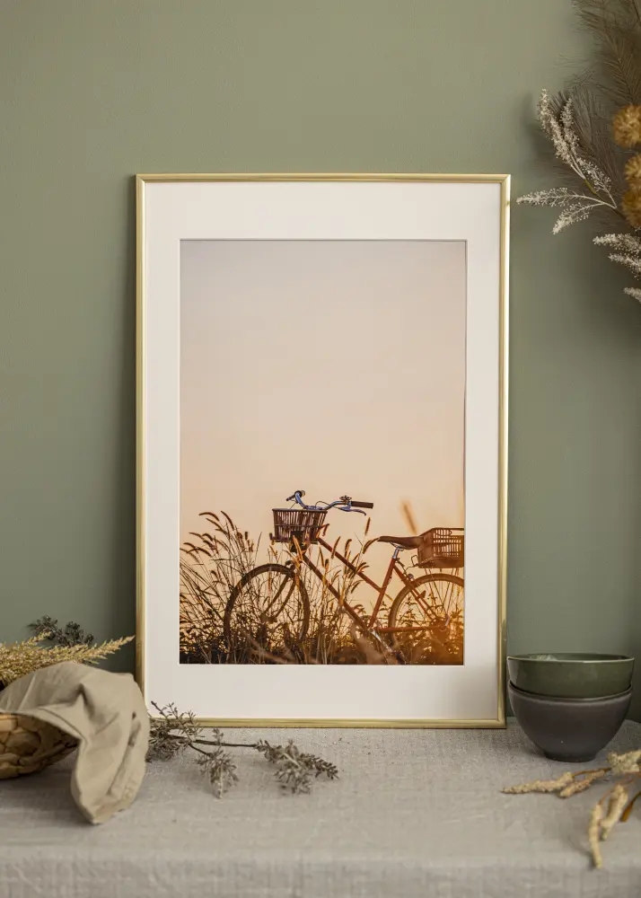 Raam New Lifestyle Akruulklaas Shiny Gold 21x29,7 cm (A4)