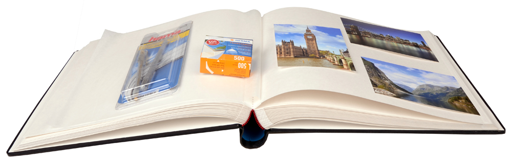 Henzo kuusk Cara preemium fotoalbum - muster - 31x33 cm (100 valed lehekuljed)