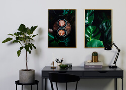 Elegantsed kullast raamid sobivad peaaegu kõigi motiivide jaoks, olgu need postrid või oma fotod.