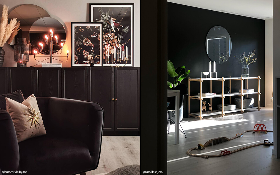 Elutoa sisekujundus – tume ja vaikne